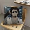1pc Hasegawa Taizo Anime Cartoon Characters Pillow Case Fashion Square Pillowcase Bedroom Sofa Room Ins Decoration Leisure