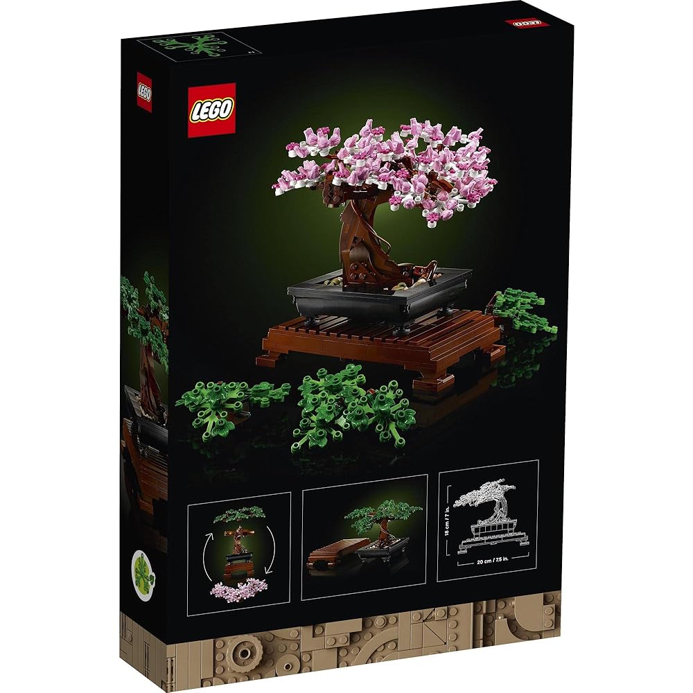 LEGO Botanical Collection Bonsai Toy Building Set Decorative Indoor Plant Model Gift for Men and Women 10281