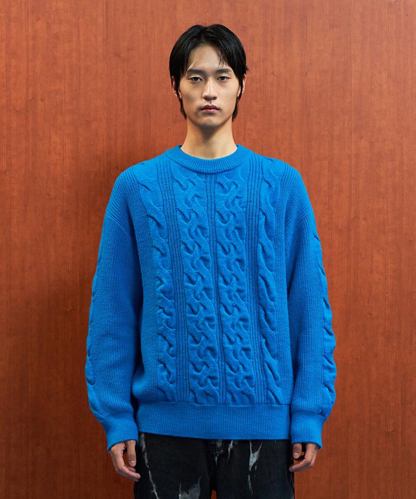WMC Nerd Cable Knit_Blue