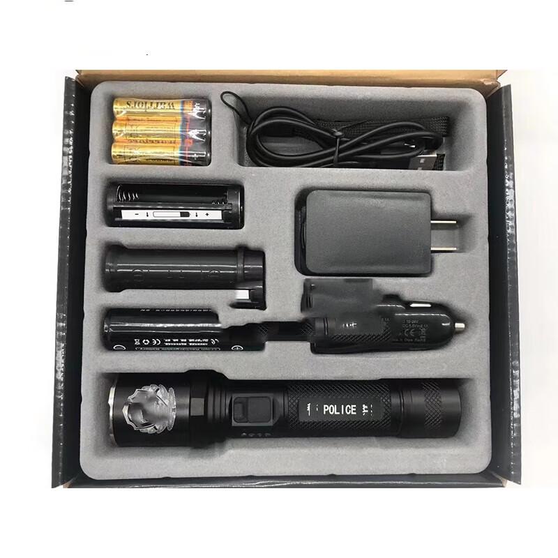 Jingrui Zhian Multi-functional Rechargeable LED Flashlight
