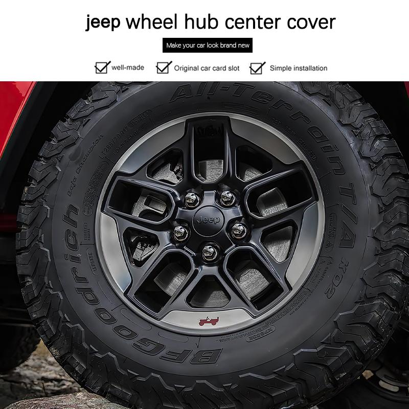 Originale Fabrik-Radnabenkappe für Jeep Renegade Compass Grand Cherokee Wrangler jk Gladiator Patriot Commander