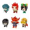 Nanoblock Mini Nano My Hero Academia 1BOX 6, insgesamt 6 Typen, Band 2 (BOX) NBMC_23S = Stück,