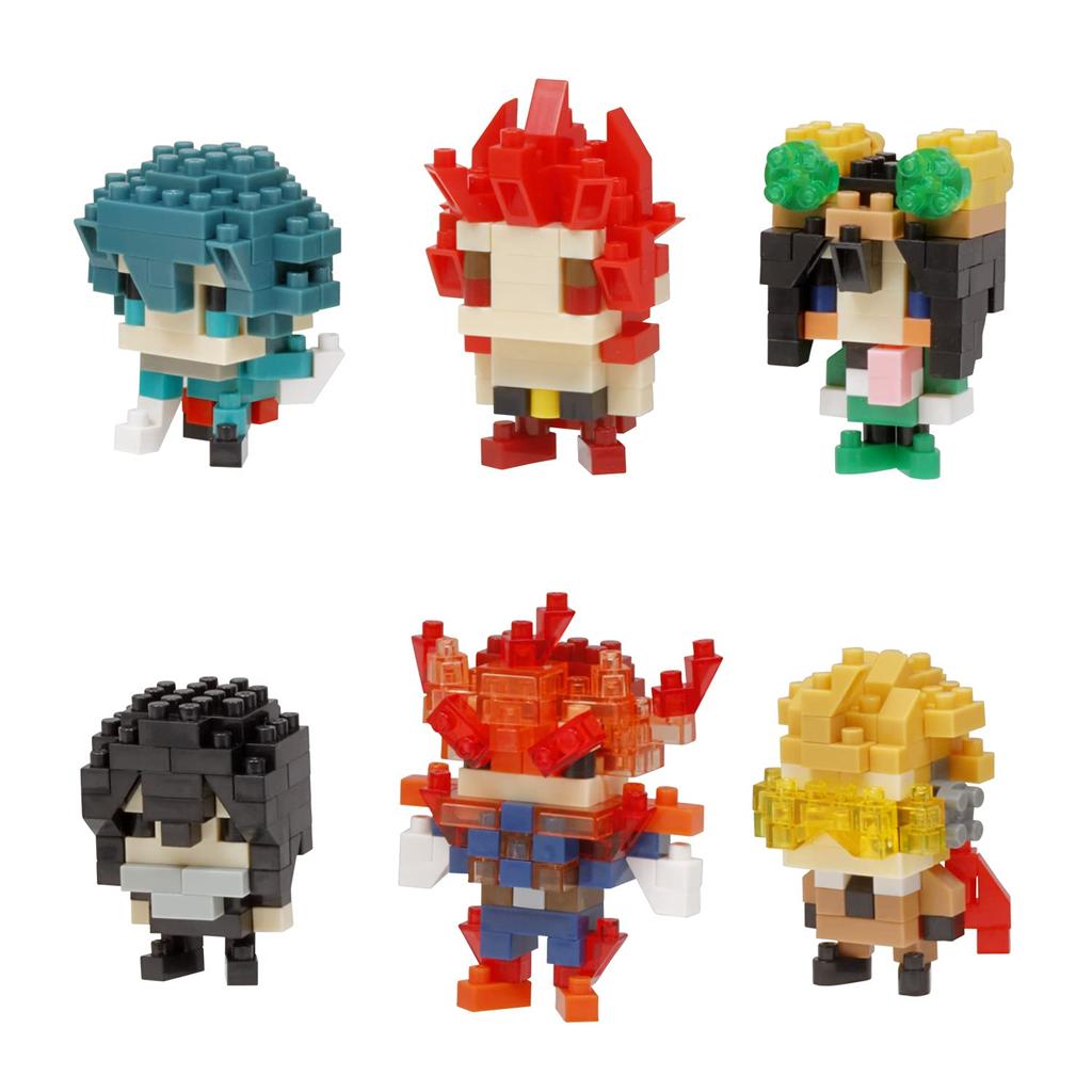 Nanoblock Mini Nano My Hero Academia 1BOX 6, insgesamt 6 Typen, Band 2 (BOX) NBMC_23S = Stück,