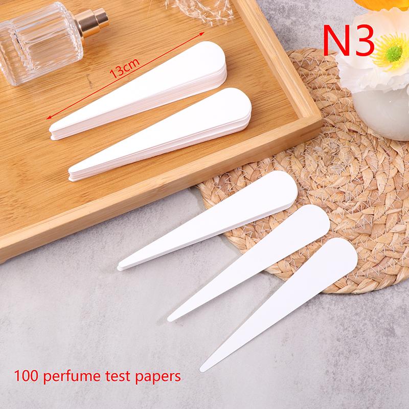 100Pcs/lot Round Head Testing Aromatherapy Fragrance Perfume Essential Oils Test Tester Paper Strips Flower Shape