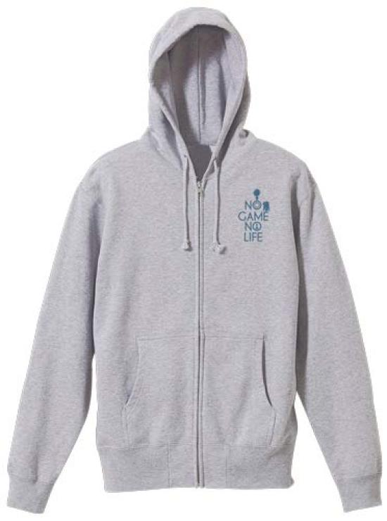 

Cospa No Game No Life There s no defeat in Kuuhaku Zip Parka MIX GRAY S size