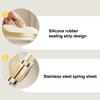 Food Sealing Clip Anti-slip Handle Moisture Resistant Smooth Round Design Resealable Bag Sealing Clamp