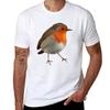 Robin T-Shirt Sommeroberteile Tierdruck für Jungen Herren-T-Shirt