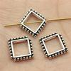 15 Pieces Spacer For Diy Jewelry Findings Hand Made Small Hole Spacers Beads 17x15x3mm Hole Size 1mm B13796
