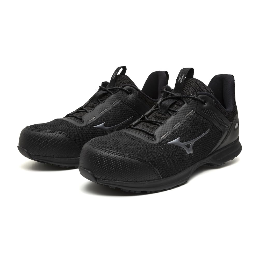 Mizuno Almighty EL 31L Work Size Shoes, F1GA2509, 26.5 Cm, Black/Silver