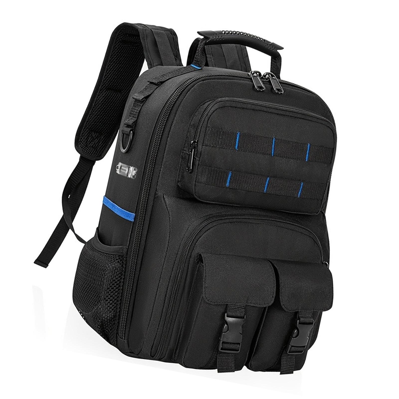

Heavy Duty Tools Organizer Bag Removable Breathable Padding Waterpoof for Repairman Handyman Tool Storage Bag 1