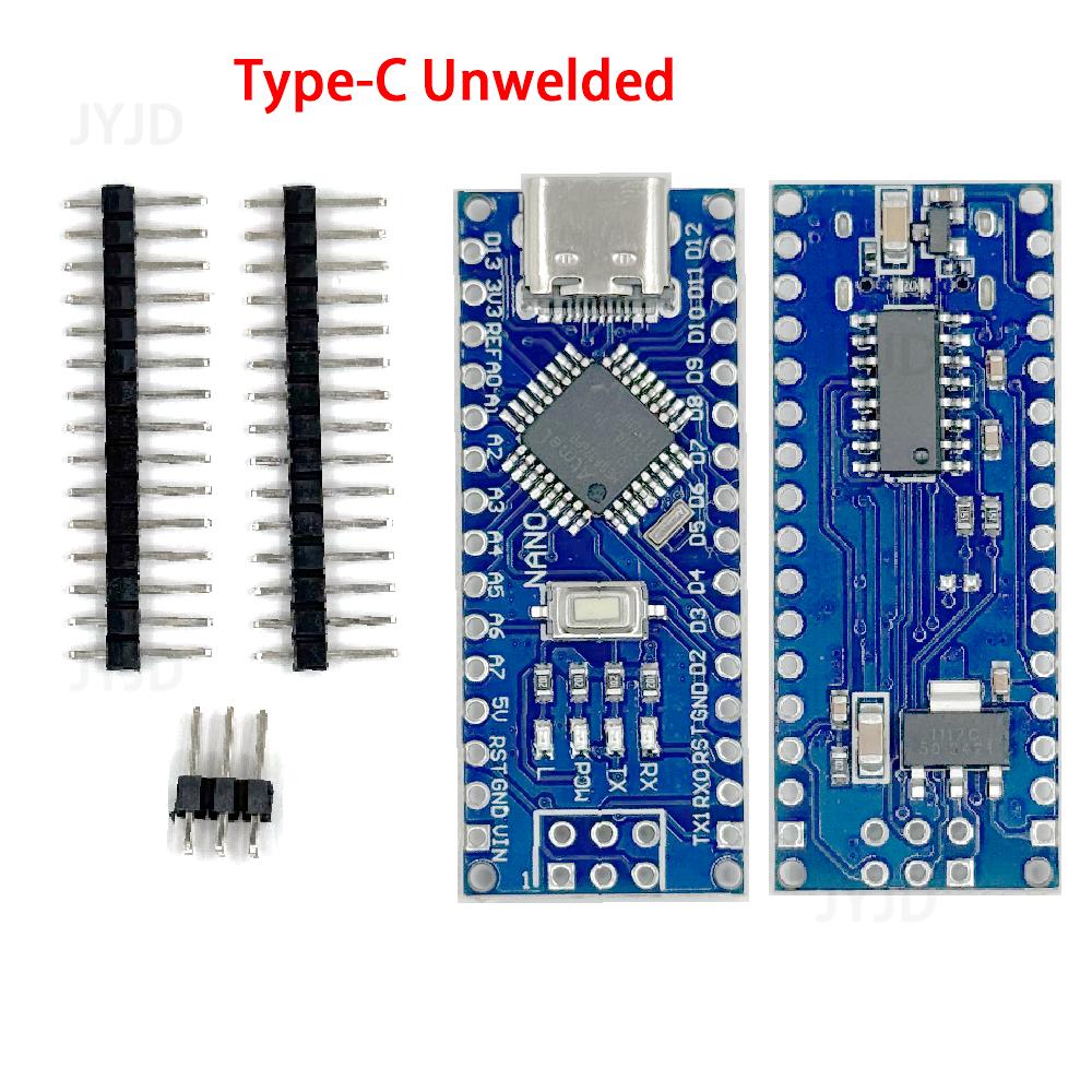 Mini / Type-C / Micro USB Nano 3.0 With the Bootloader Compatible Nano Controller for Arduino CH340 USB Driver 16Mhz ATMEGA328P