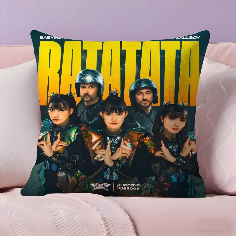 Rocková kapela B-Babymetal Povlak na polštář Povlak na polštář Ultra měkká tkanina šetrná k pokožce Pohodlí jako v oblacích & Skrytý zip
