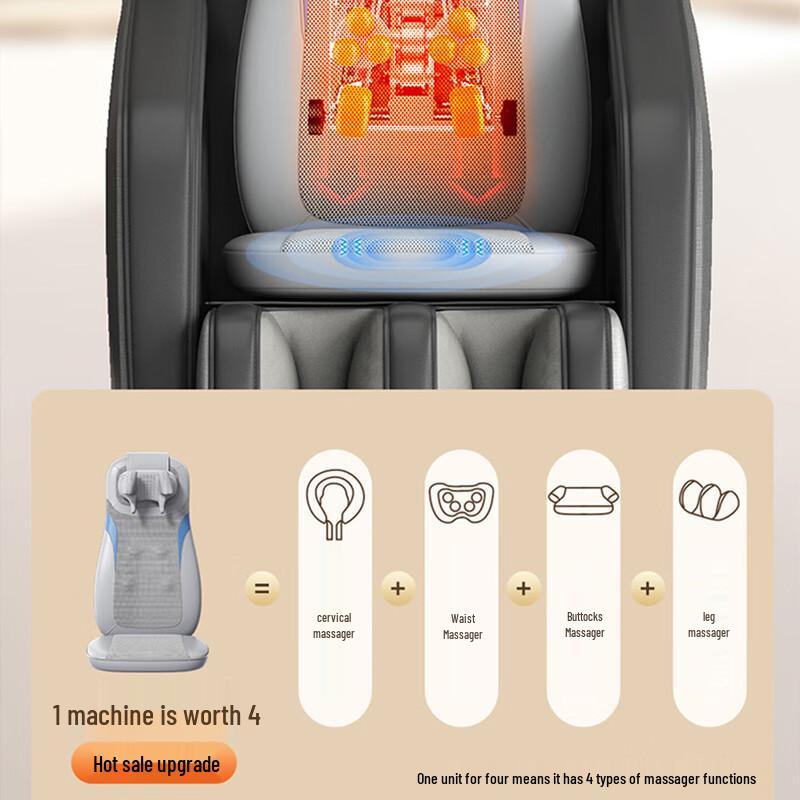 CHIGO Full Body Multi-functional Massage Cushion CN plug (adapter included)
