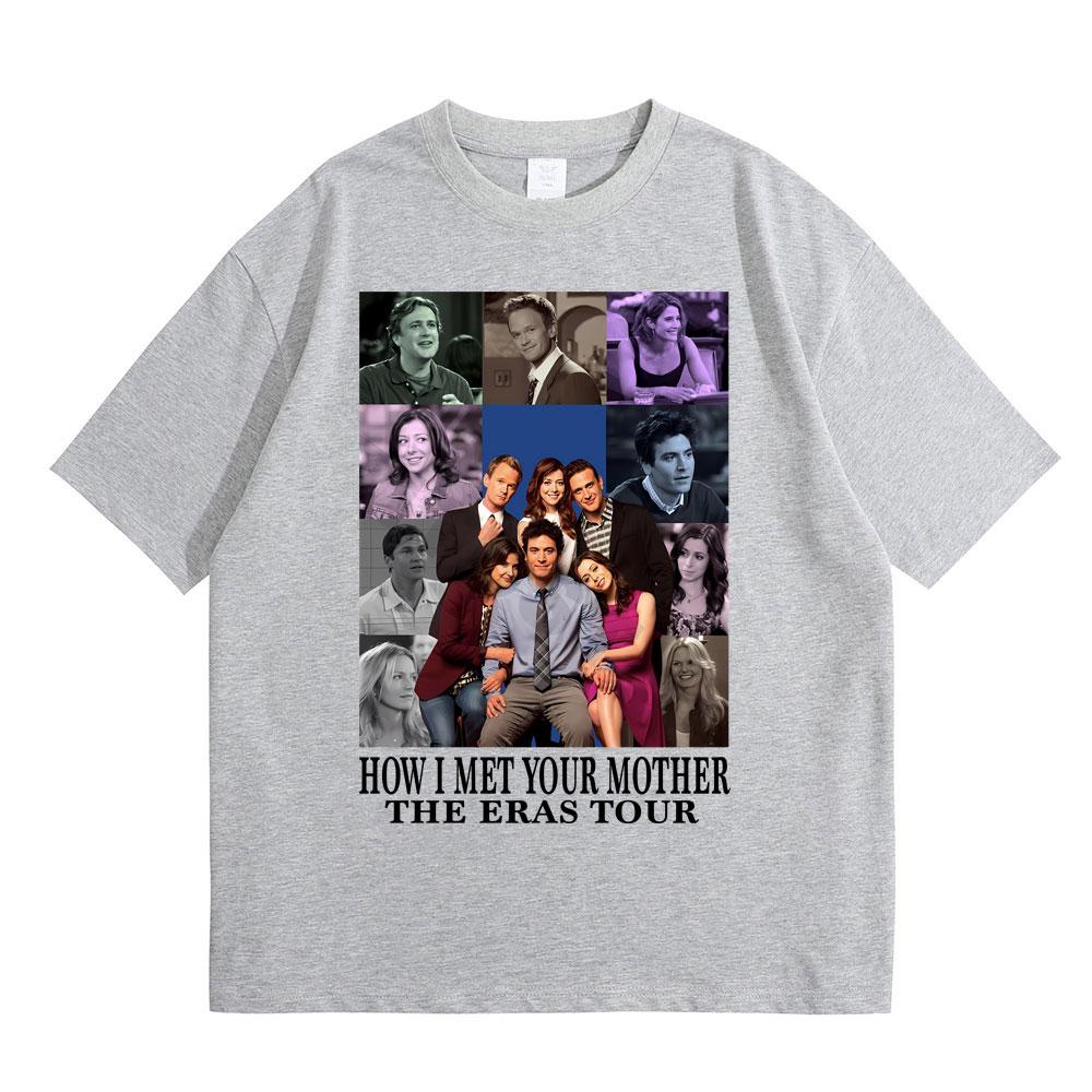 Televizní seriál Jak jsem poznal vaši matku The Eras Tour Tričko Pánské 100% Bavlna Krátký Rukáv Trička Pánské Dámské Ležérní Oversized Tričko