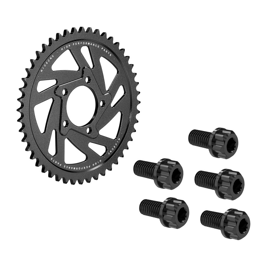NICECNC For Surron Light Bee X Rear Sprocket 48 Teeth Sprocket Bolts Enhanced Kit For Sur-Ron Light Bee S L1E Segway X160 X260