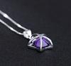 Korean Style Crystal Zirconia Five-Pointed Star Necklace Clavicle Chain