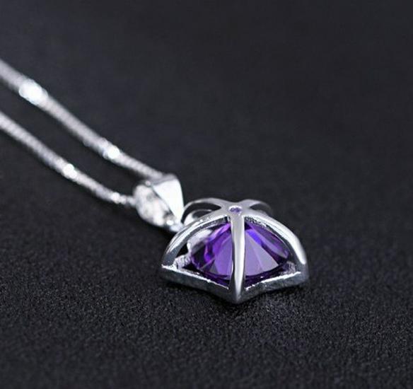 Korean Style Crystal Zirconia Five-Pointed Star Necklace Clavicle Chain