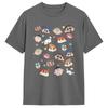 School Friends Crayon Shin Chan T-Shirt Summer Y2K Retro T Shirts 100 Cotton Tshirt For Mens Short Sleeves Clothing