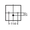Panasonic LED Bracket Wall-mounted Type Kamaboko-shaped Light Bulb Color LSEB4033LE1