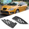 2PCS Side Front Bumper Lower Bezel Grille Front Side Grill Covers Front Bumper Fog Light Cover for SEAT Leon SC ST 5F 2012-2017
