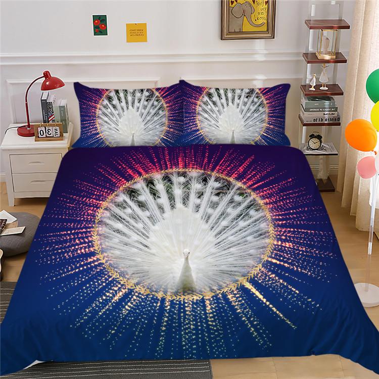 Animal Series Digital Printing Can Be Stylish Polyester Bedding Two Or Three-Piece Set