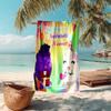 Personalized customized proof beach towel with Happy Tree Friends pattern - soft, absorbent,quick-drying,perfect swimming,camping&bathing
