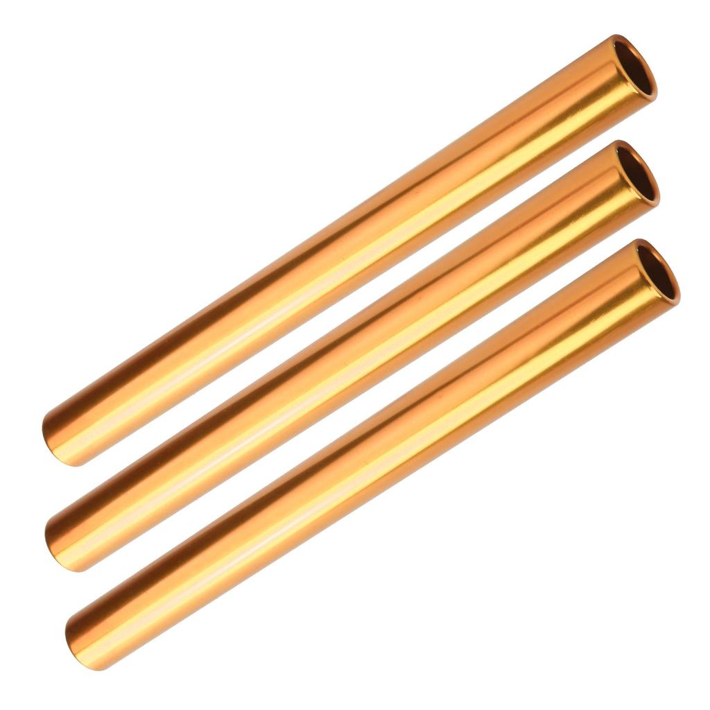 3pcs Relay Baton Aluminium Alloy Track and Field Running Race Baton Sports Game PropsOrange