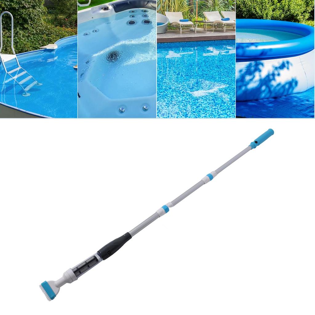 Lightweight, wireless handheld pool vacuum cleaner - strong suction power, retractable, easy to clean, noise reducing, suitable for cleaning the floor