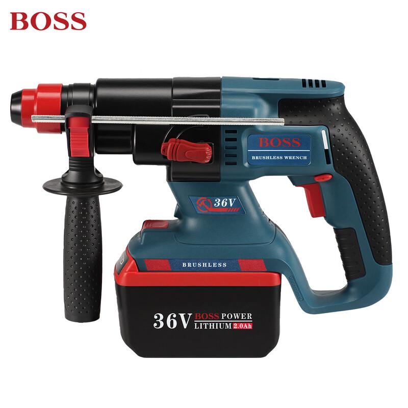 BOSS BS-5302 Brushless Cordless Rotary Hammer CN Plug (adapter Included)