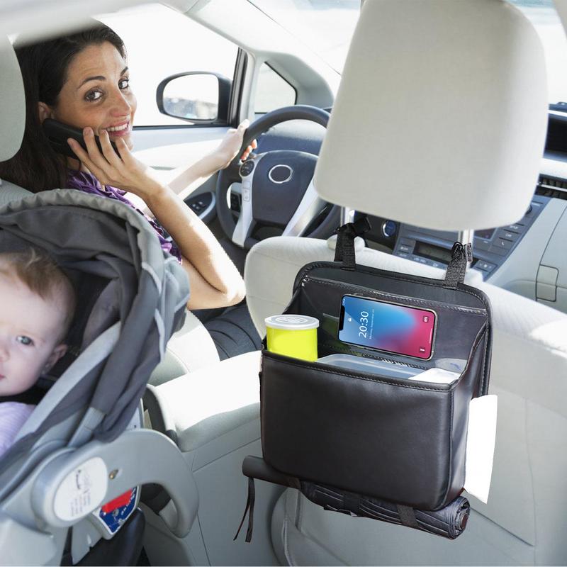 Rücksitz Organizer PU Leder Auto Aufbewahrungstasche PU Leder Rücksitz Aufbewahrungstasche Auto Dokumentenhalter Für SUV LKW
