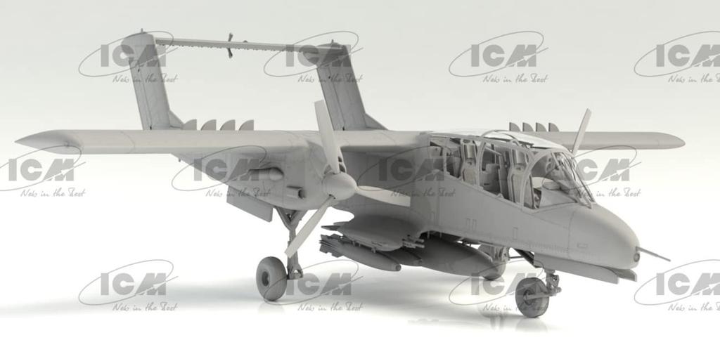 ICM Scale US Navy Bronco Plastic Model Kit 48304 1/48 OV-10A