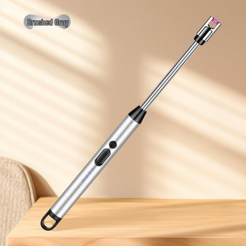 

JL825-2 Перезаряжаемая ветрозащитная ароматерапевтическая зажигалка для свечей с электронным импульсным зажиганием