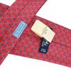 HERMES silk cravate twill tie Red silk Used