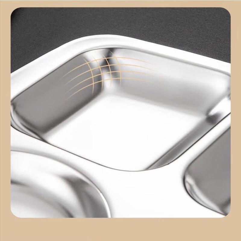 Stainless Steel Divided Cafeteria Tray