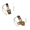 2Pcs Wooden Coffee Shop Signage Vintage DIY Hanging Decor Coffee Cup Doorplate  Gift