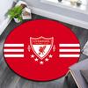Liverpool Football Club2 Runde Teppich, Teppich für Wohnzimmer Schlafzimmer Sofa Spielzimmer Dekor, Rutschfeste Bodenmatte