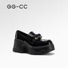 Revival autumn new retro platform women's small leather shoes