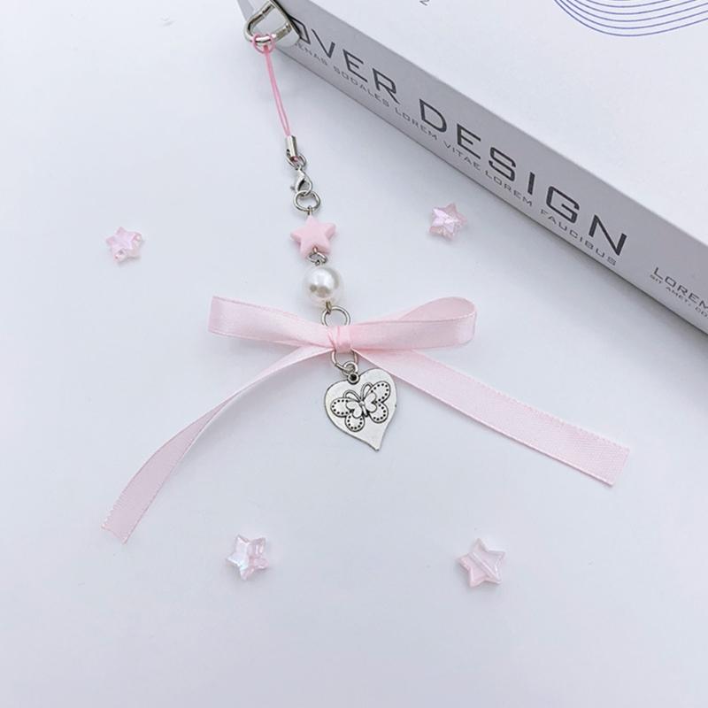 Colorful Phone Chain Handmade Phone Jewelry Trendy Bag Pendant Bag Charm Phone Lanyard Perfect Gift for Woman Girls