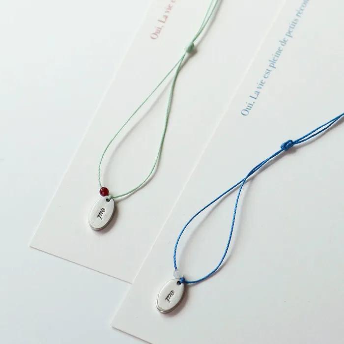 OUI BRACELET _ blue bird . cherry