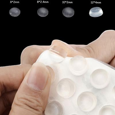 50/64/80/100PCS Transparent Collision Cushion Bumper Silicone Buffer Pads Furniture Door Stopper Self-adhesive Damper