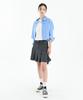 Jenyujeu Z Crop Cut Shirt - Blue
