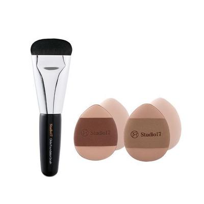 Skin Fit Base Makeup Kit (Mini Brush + Finger Puff 4P)