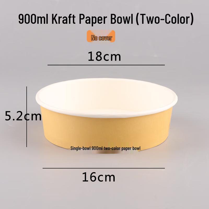 Biodegradable Kraft Paper Round Food Container