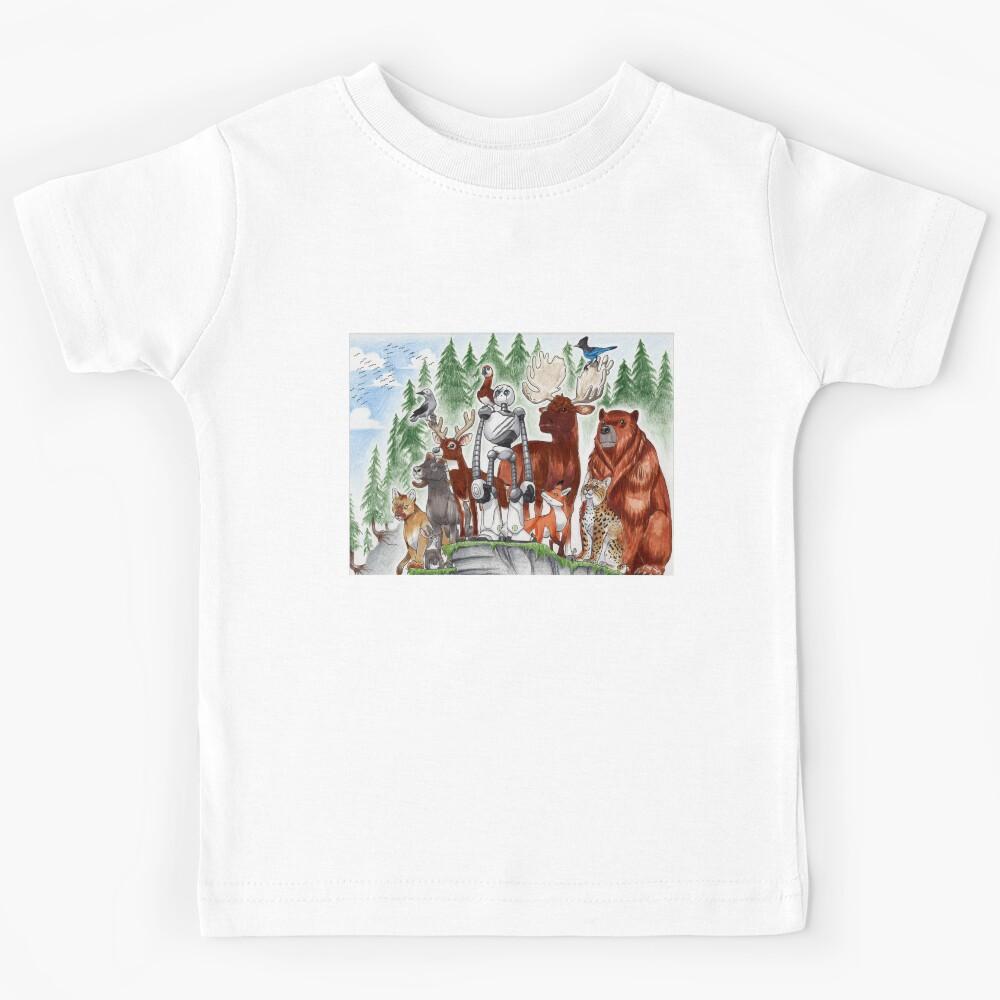 The Wild Robot and friends Kids T-Shirt 130