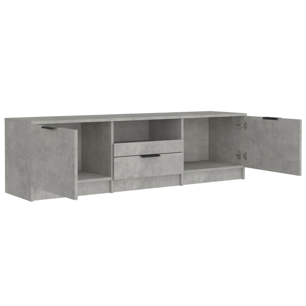 TV Stand Concrete Grey 140 x 35 x 40 cm Particleboard