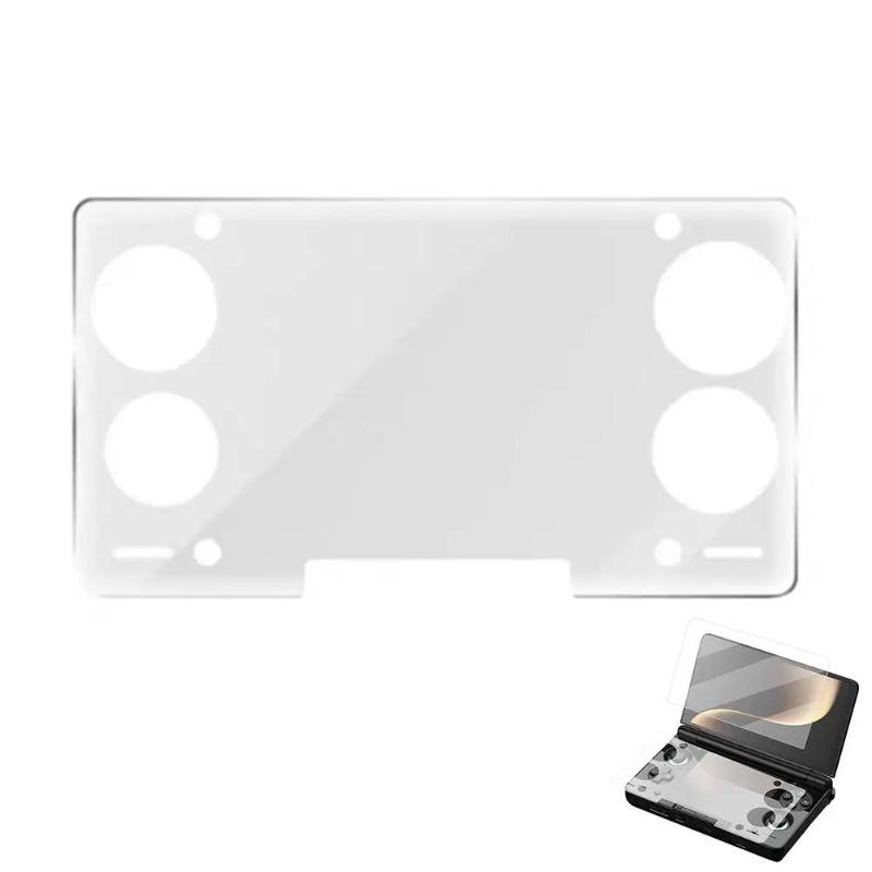 For AYN THOR Tempered Glass Screen Protector Scratch-resistant Film Dual Screen HD Glass Screen Protector Game Accessories
