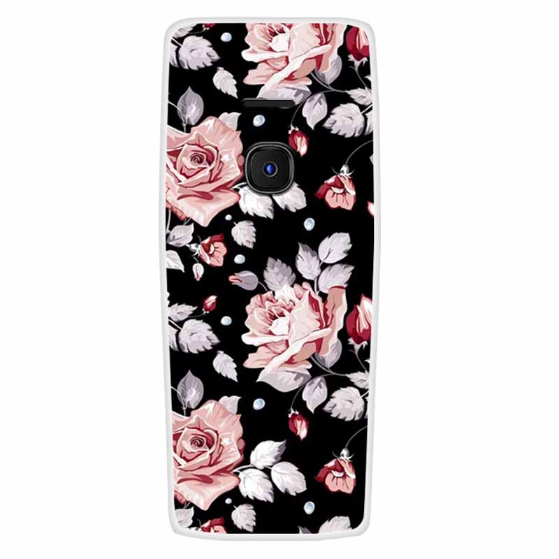 For Nokia 8210 4G Case Soft Silicone Owl Wolf Fashion Back Covers for Nokia 6300 4G Cases Lovely Painted Marble Protection Bags