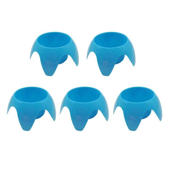Color Cup Holder for Beach with Bold Colors Stackable Portable Drink Organizer Phones Snacks Sunscreen Sand-Free Travel Camping Picnic Family Outings