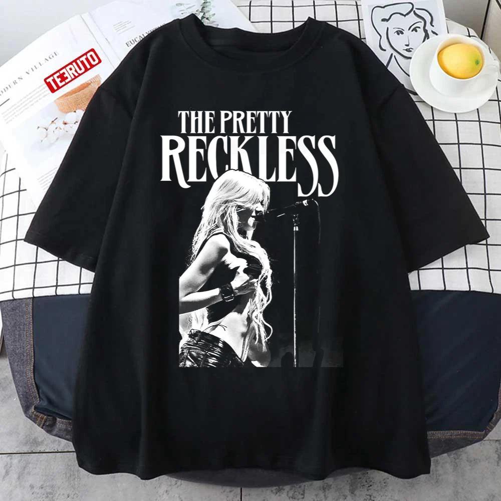 

The Pretty Reckless Rock Artwork Unisex Short Sleeve Black All Size Shirt AE49 L