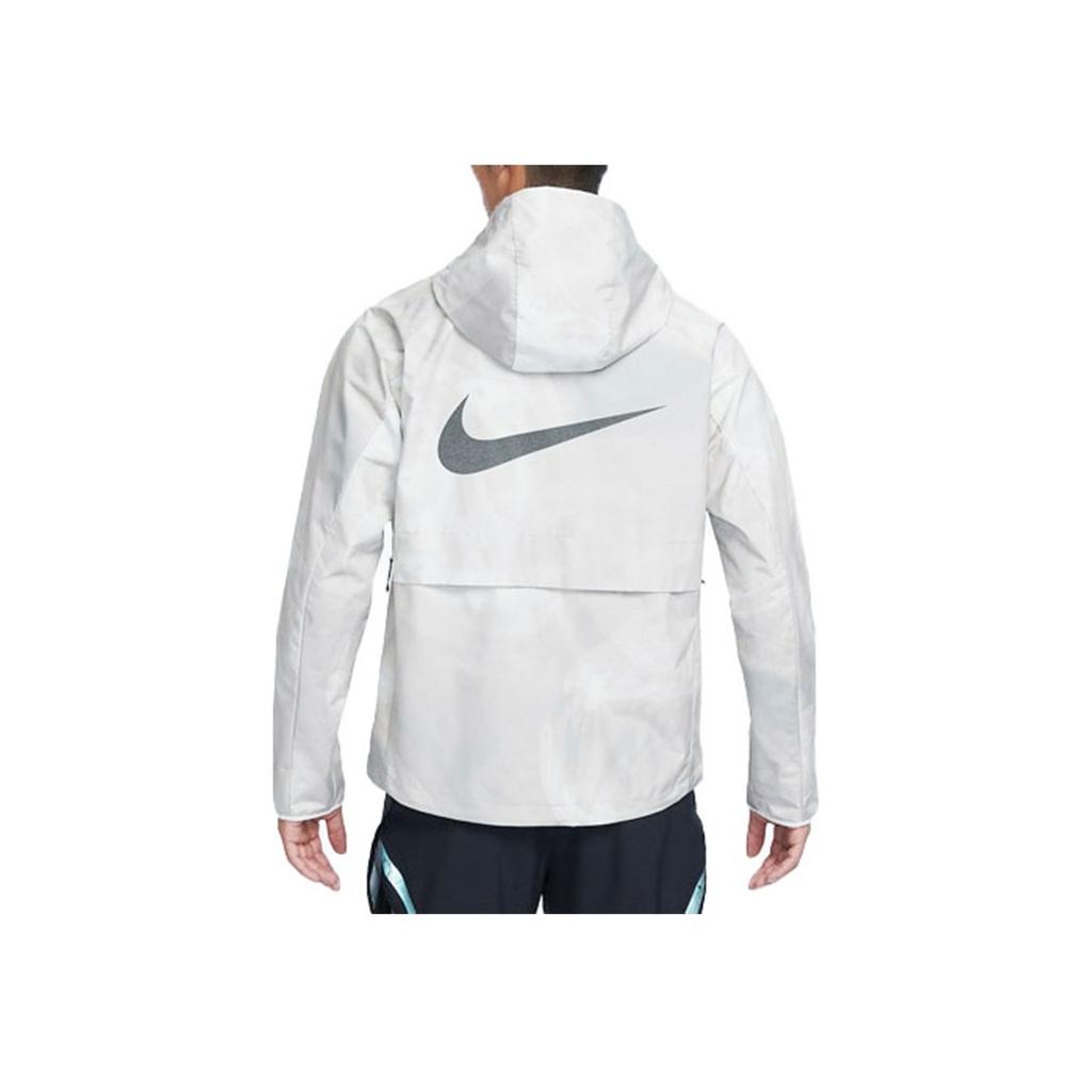 Nike Storm-FIT Running Division Windproof and Water-Resistant Sports Casual Jacket Men Jacket Phantom Grey White FB8551-030